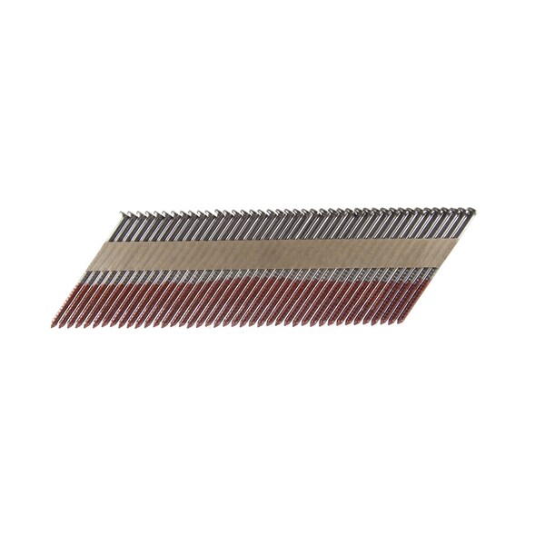 Common Nail, 2-3/8 in L, 33D, Steel, Bright Finish, 2500 PK